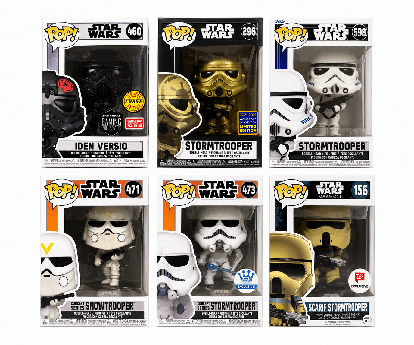 Star Wars Funko Pop! Stormtrooper Collection Lot